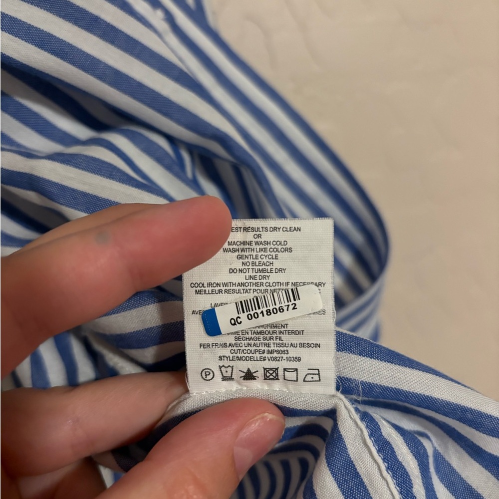 Vince Striped Long Sleeve Button down/up top - Picture 3 of 5